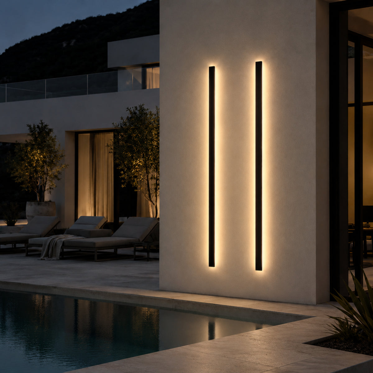 Veyra Linear Outdoor Wall Lamp 5